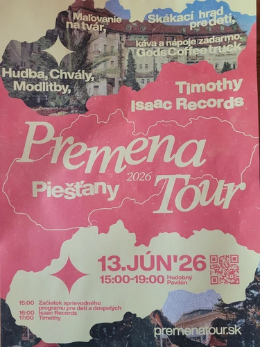 PREMENA TOUR PIEŠŤANY, 13. júna 2026