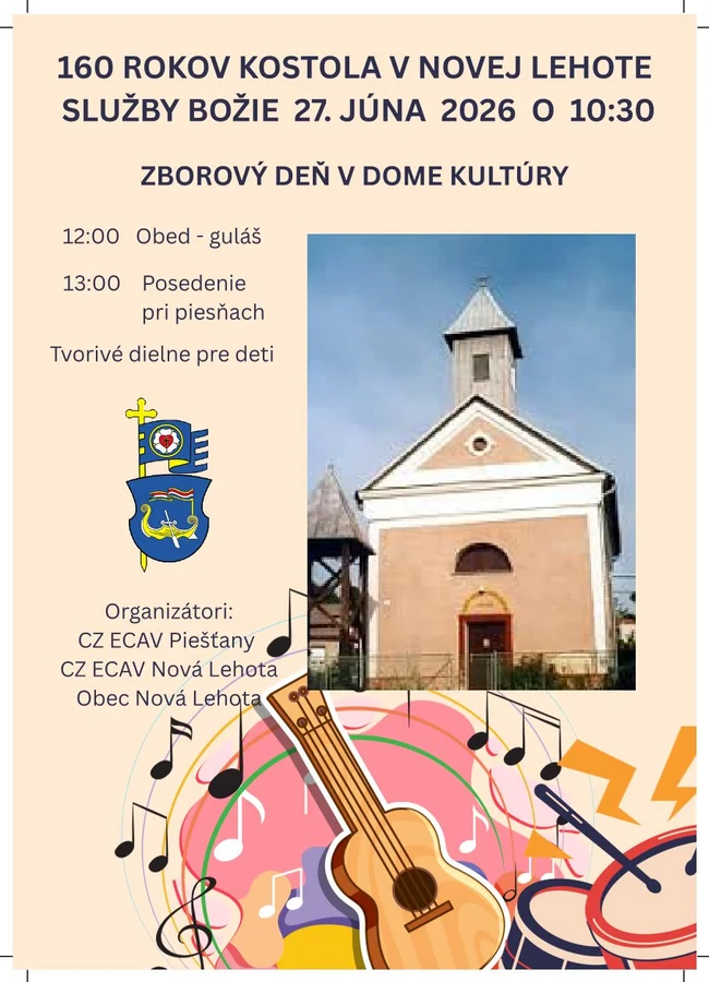 160 ROKOV KOSTOLA V NOVEJ LEHOTE A ZBOROVÝ DEŇ