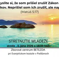 STRETNUTIE MLÁDEŽE, streda, 03. júna 2026