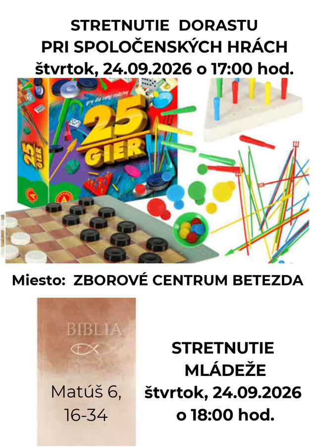 STRETNUTIE DORASTU A MLÁDEŽE