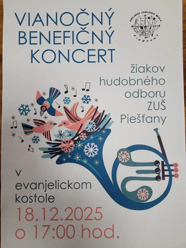 VIANOČNÝ BENEFIČNÝ KONCERT ZUŠ
