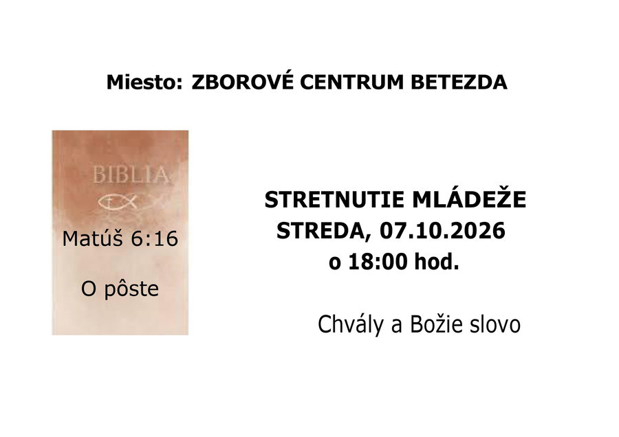 STRETNUTIE MLÁDEŽE