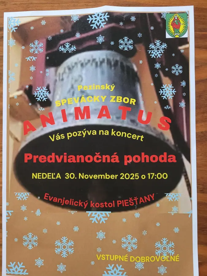 KONCERT SKUPINY ANIMATUS Z PEZINKA